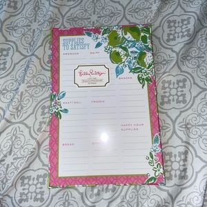 Lilly Pulitzer Grocery Shopping Pad